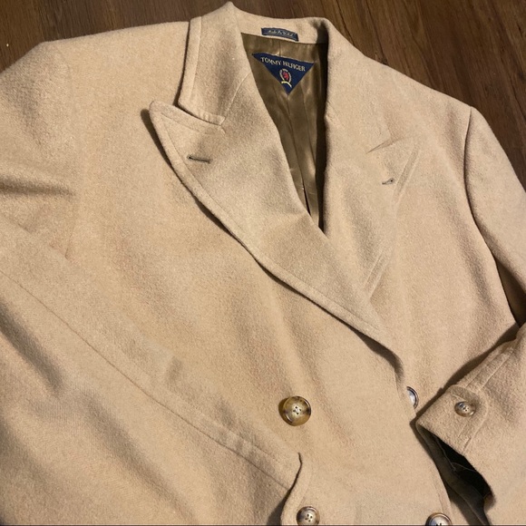 Vintage 🔥 Tommy Hilfiger Cashmere trench coat - Picture 2 of 5